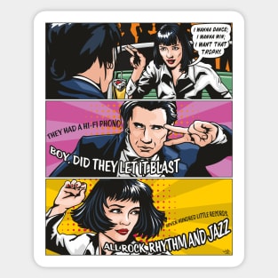 Pulp Fiction Twist Contest Sticker